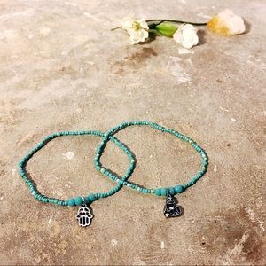 Ankle Bracelet Bead Boho Handmade Charm Turquoise